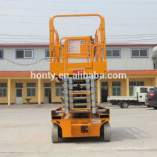 Diesel engine or DC Battery or AC optional mobile hydraulic scissor lift from Hontylift